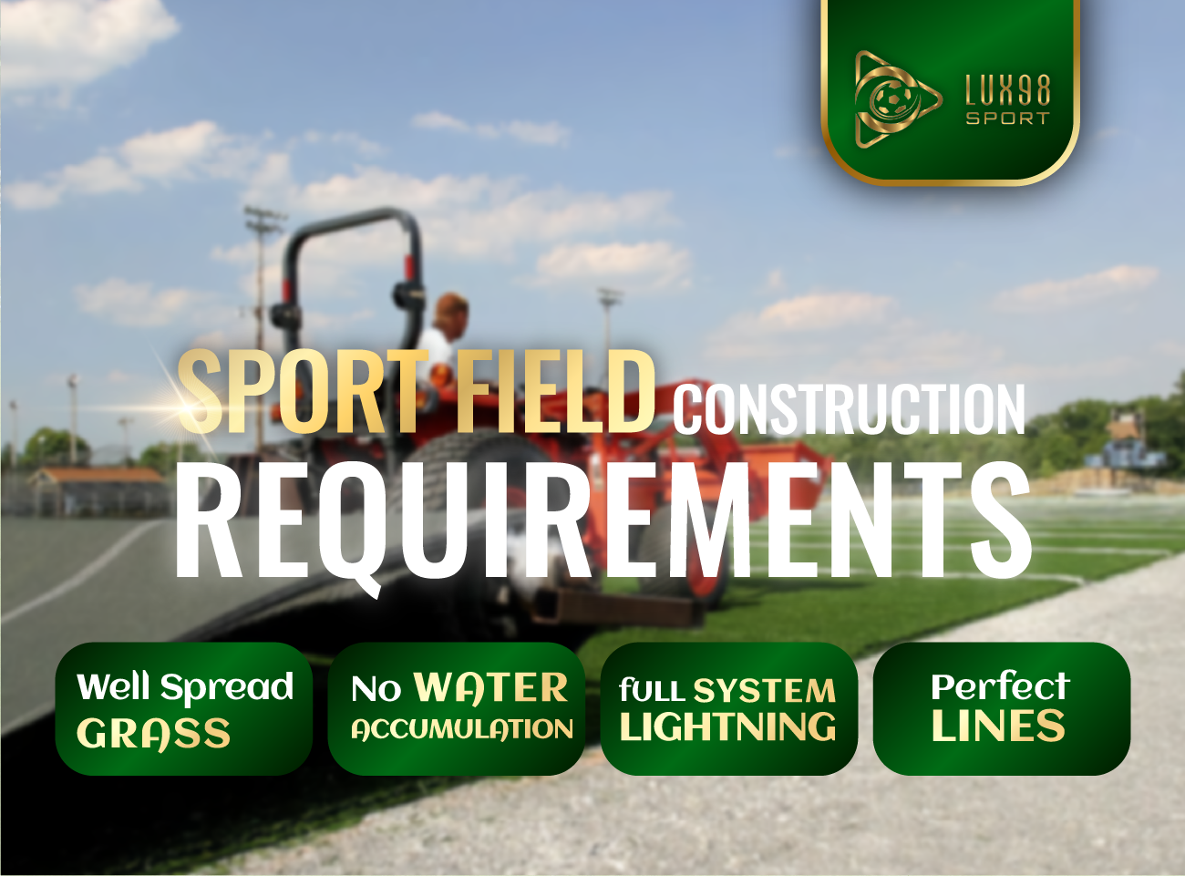 Sports Field Requirement